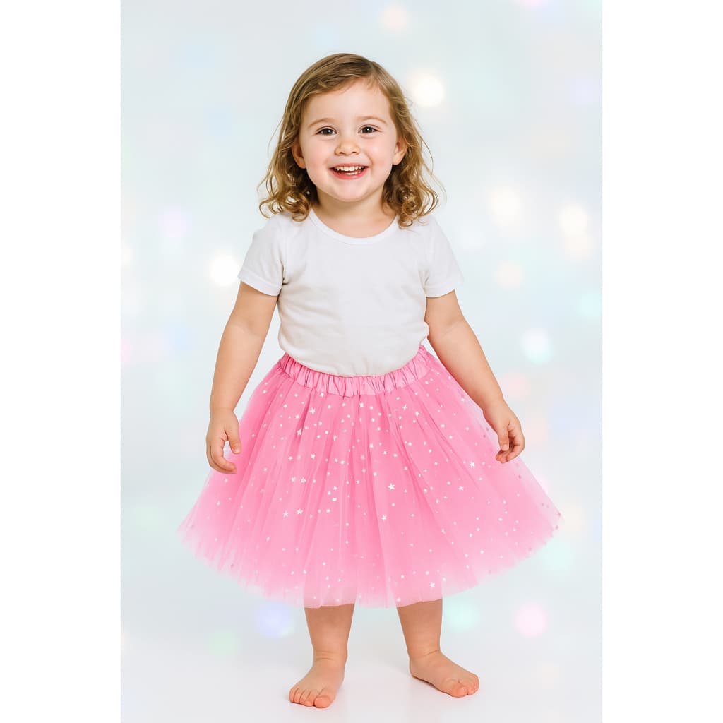 Saia Tule Led Tutu Pisca Infantil Para Festa