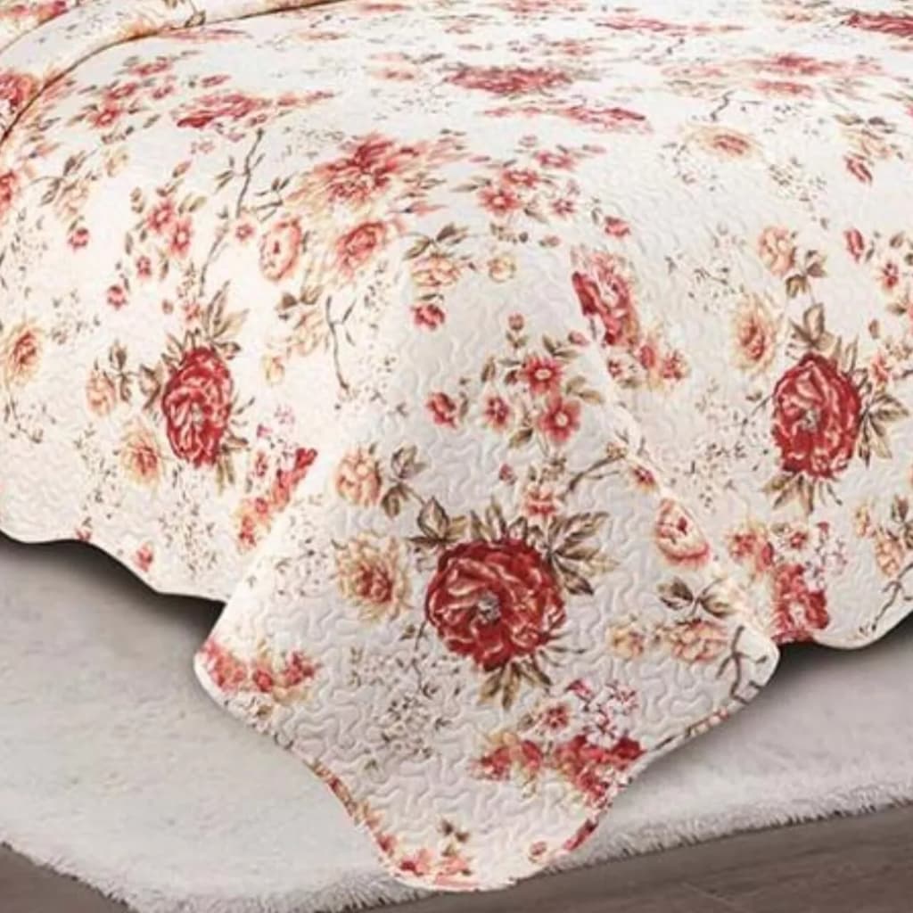 Kit Colcha Camesa Evolution Queen 240X260 Borgo 3pçs