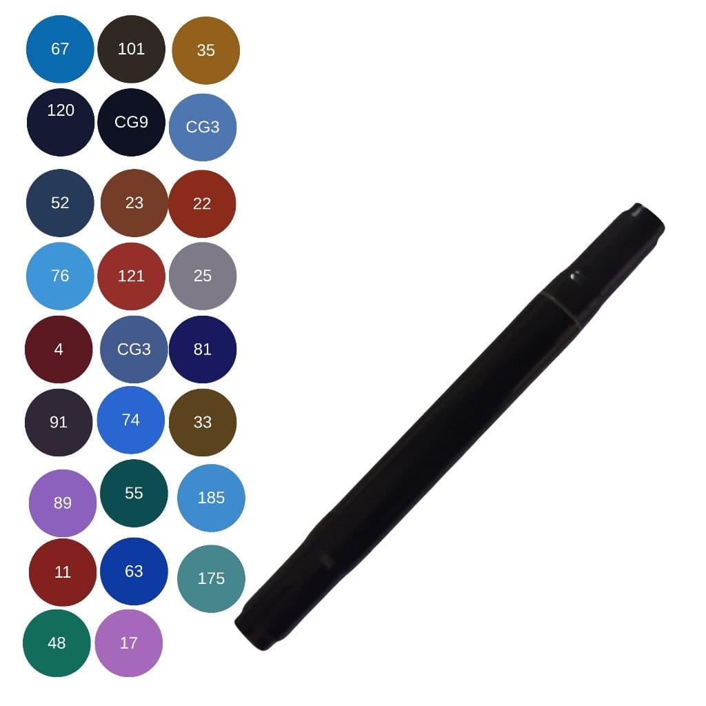 Caneta Pincel Marcador  Duo Criativo - Touch