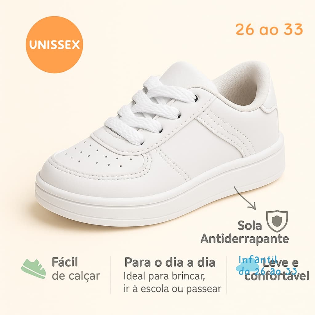Tênis Infantil Personagem Diversão e Conforto para Meninos e Meninas!