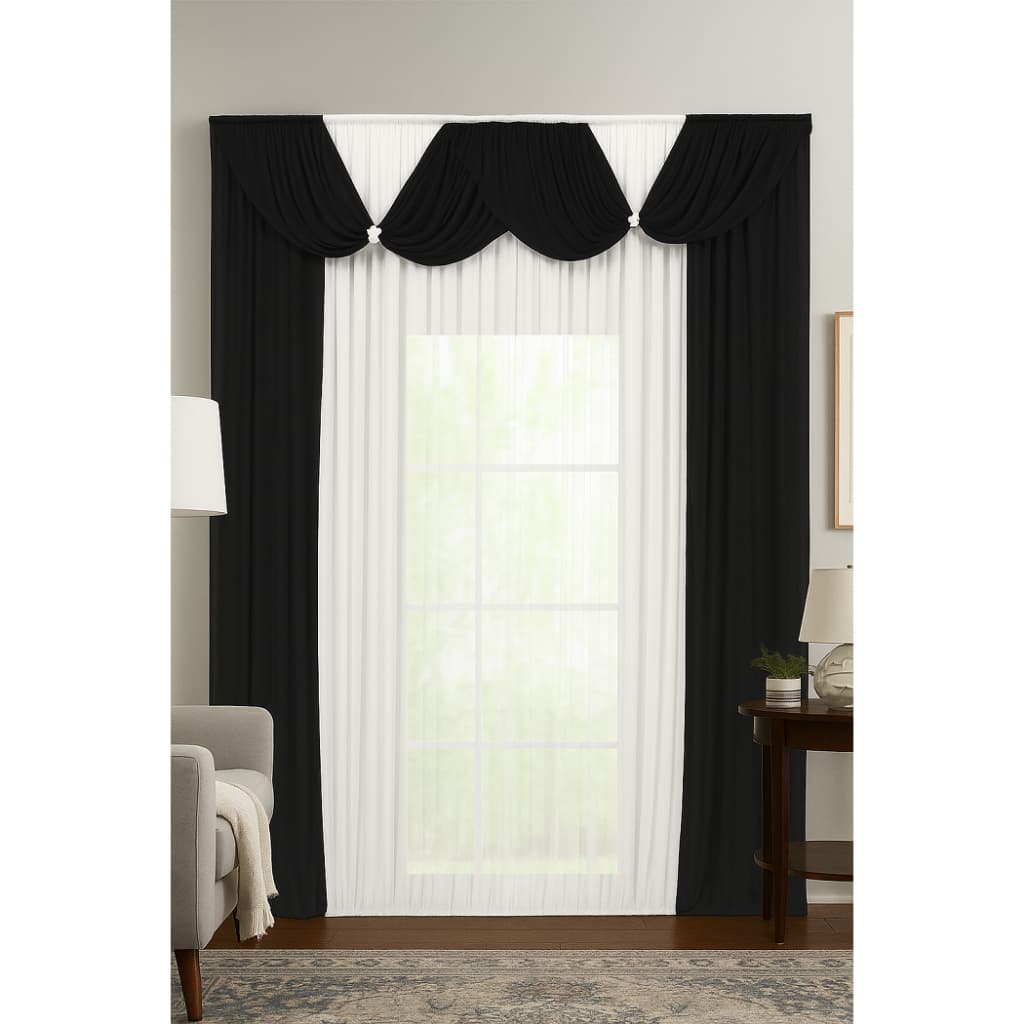 Cortina Floripa- Ideal Para Sala, Quarto, Igreja.