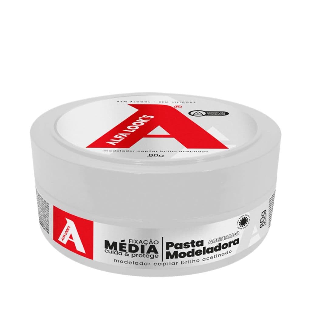 PASTA ALFA LOOK MODELADORA ACETINADO 80G