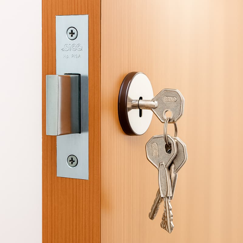 Fechadura Stam 1001 Inox 4 Chaves Alta Segurança