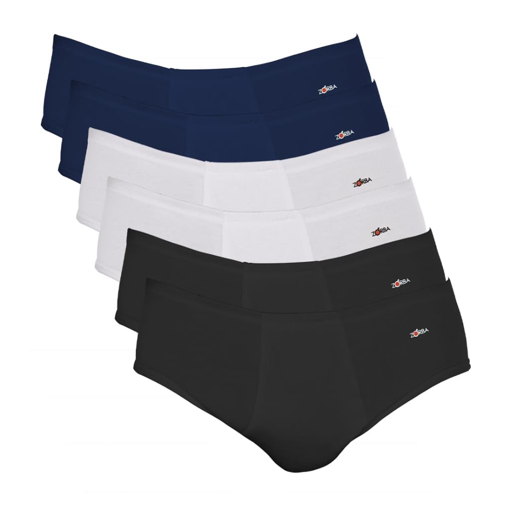 Kit 06 Cuecas Zorba Slip Light 172 - PLUS SIZE