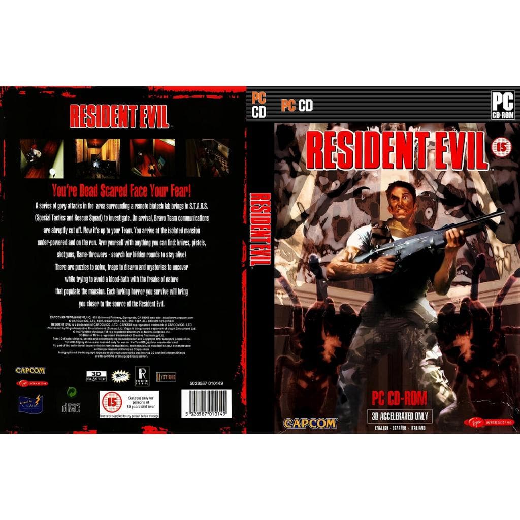 Resident Evil 1 para Pc ou notebook pen driver