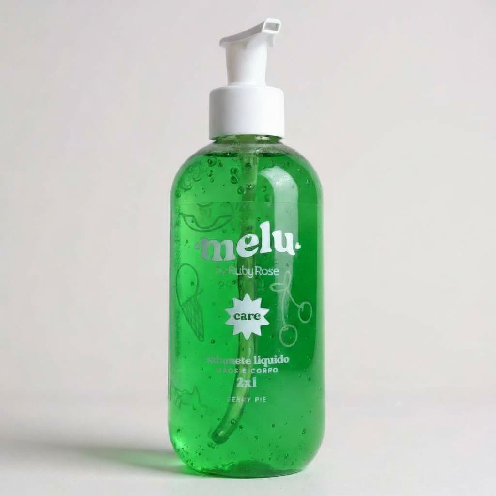 Sabonete Líquido Corporal Berry Pie Melu by Ruby Rose 250ml – Limpeza Suave e Perfume Doce