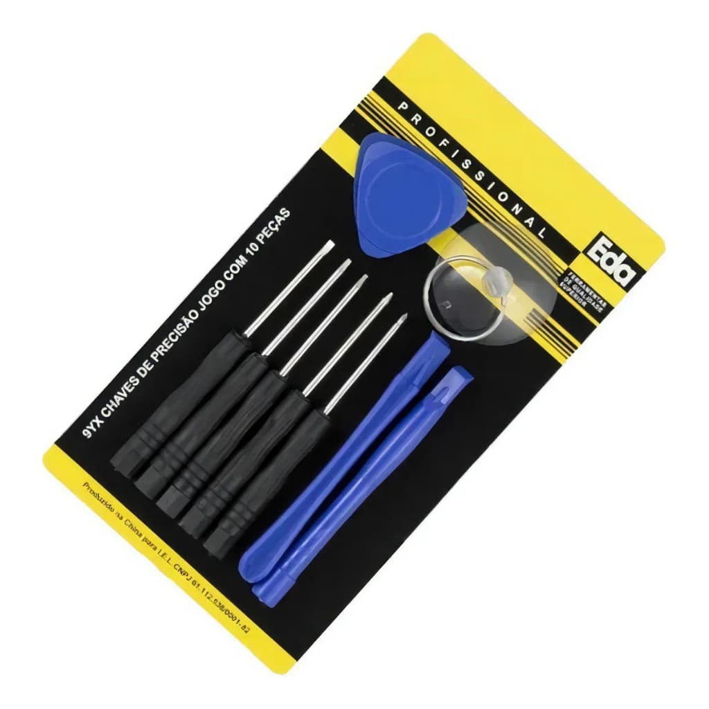 Jogo De Chaves Manutenção De Celular Notebook Oculos Eda 9yx Cor Prateado