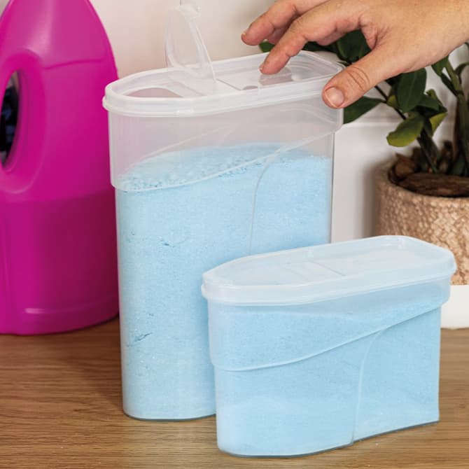 Organizador Vertical Transparente 1250ml – Pote Plástico para Armazenamento e Organização