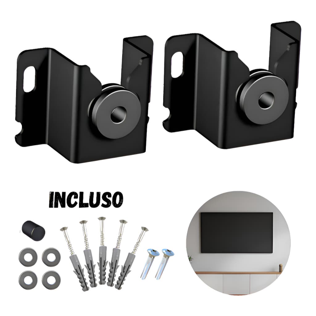Suporte Fixo Universal Parede Para Tv 10'' A 90'' Polegadas Preto Fácil instalação