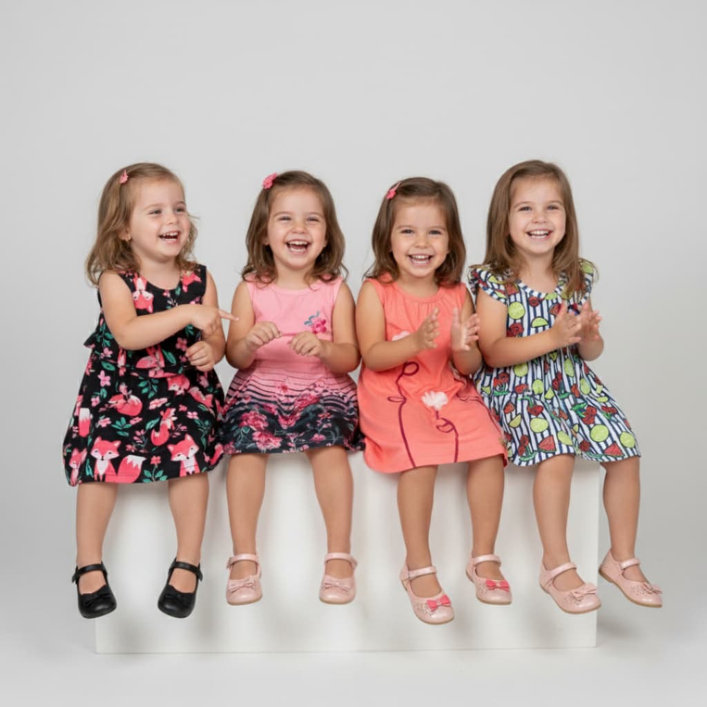 Vestido Infantil Menina Abrange