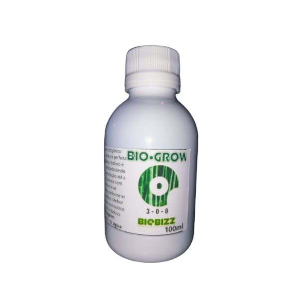 Fertilizante Orgânico BioBizz BioGrow 100ml | Crescimento Vegetativo | Cultivo Indoor Outdoor | Pronto para Uso