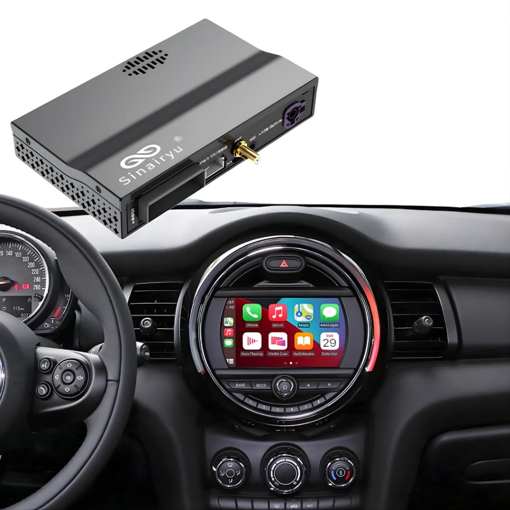 Módulo Carplay Android Auto Sem Fio Wireless Interface Para Mini Cooper Cic Nbt Evo