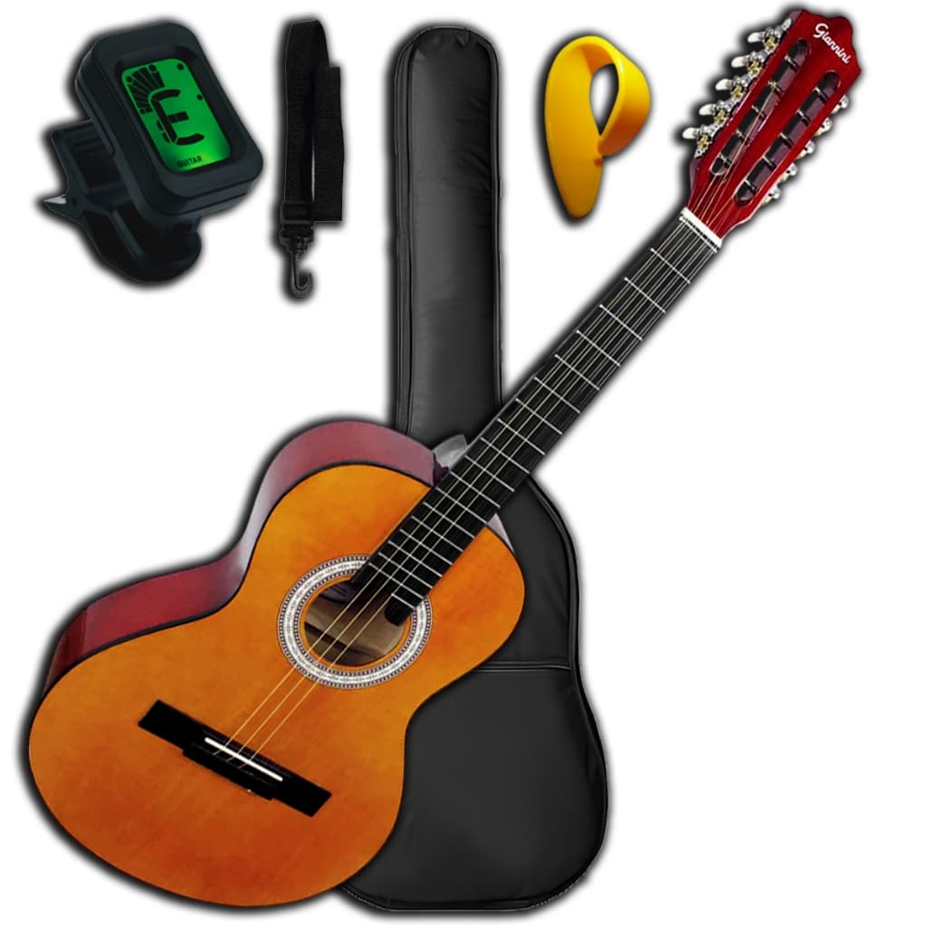 Viola Caipira Acústica Giannini VS14 Kit Com Afinador