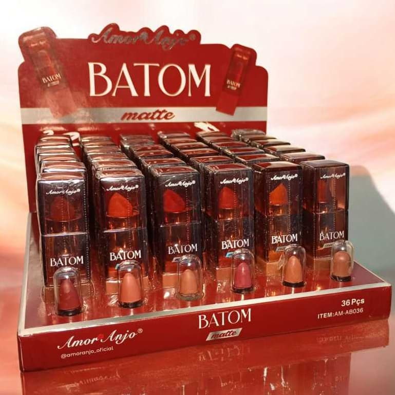 Maquiagem Batom Matte Lipstick Amor Anjo ITEM AM-AB036 VENC: 01/2030