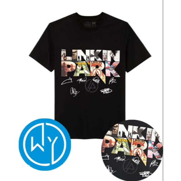 Camiseta Linkin Park Albuns Tour From Zero 2025 Blusa Algodão Premium Trajetória de Albuns Camisa Rock 100%