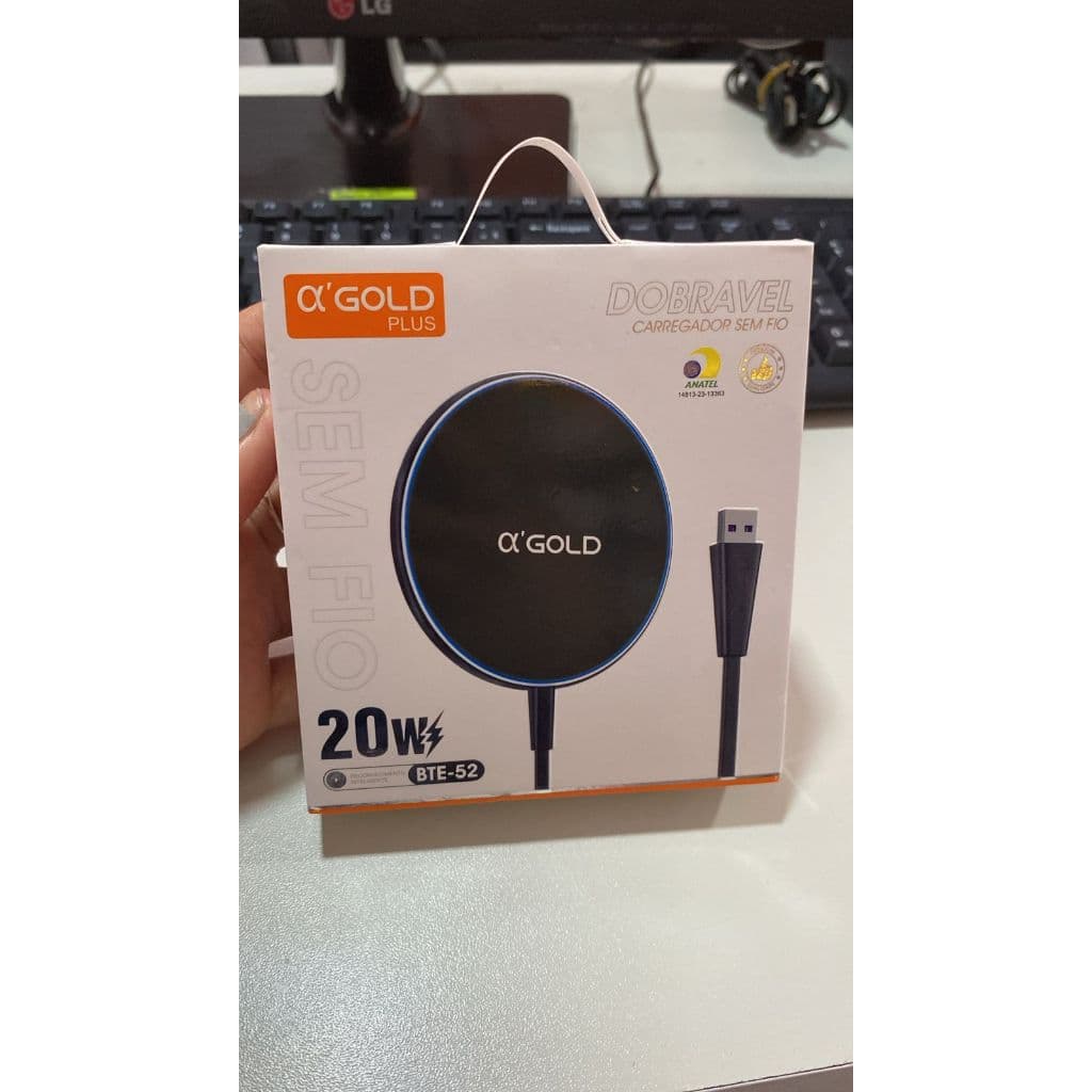 Carregador por Indução A’Gold 20W