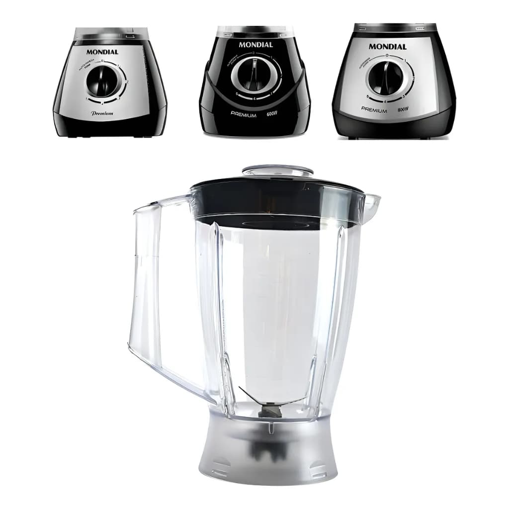 Copo De Liquidificador para L-51 Ao L-55 Mondial Premium Cristal