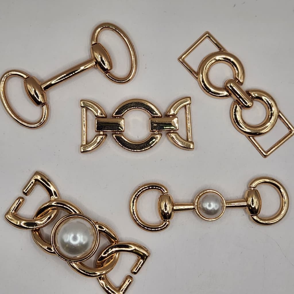 FIVELAS PASSANTES ORAGANICA METAL PARA CINTO ROUPA BIQUINI MODA GERAL