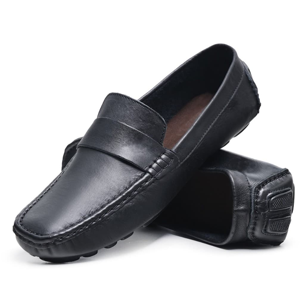 Mocassim Masculino Casual Couro Legítimo Látego Sapato Confortável em