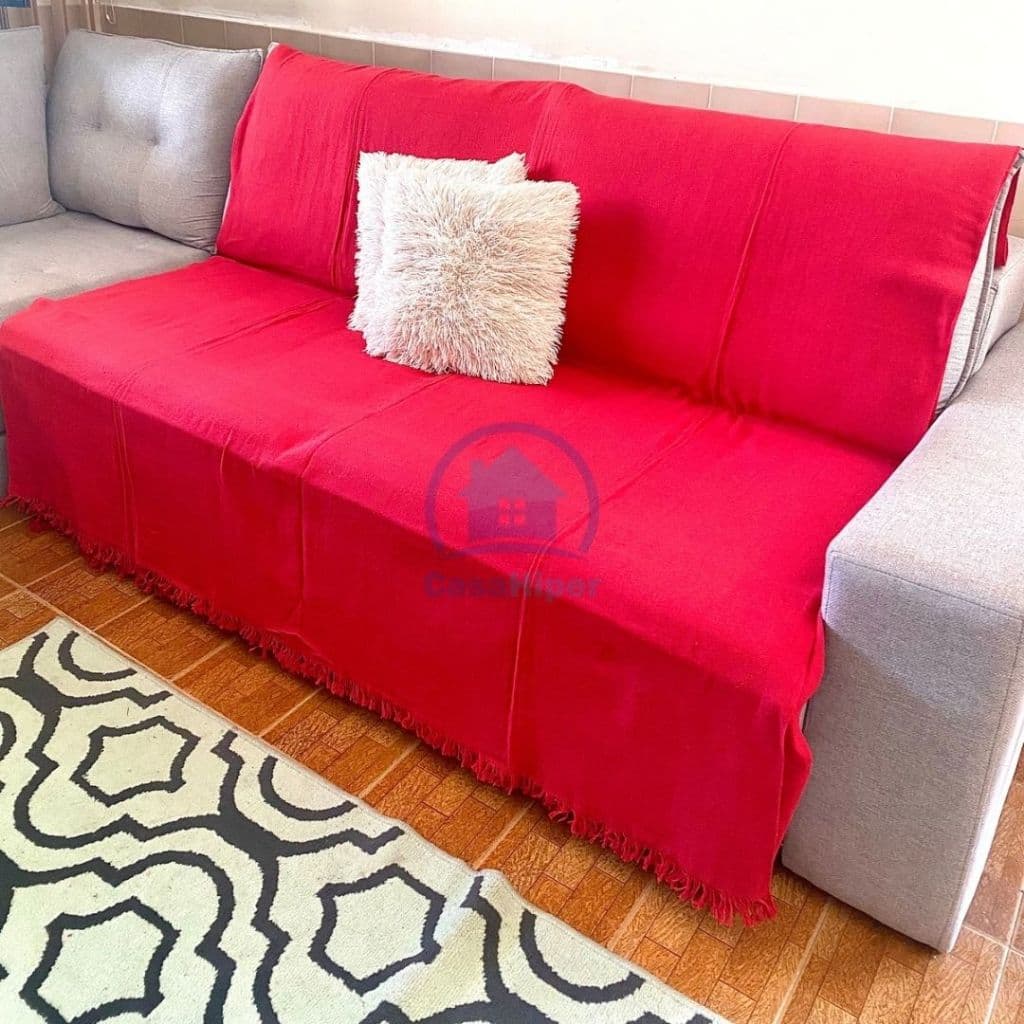 Manta Para Sofá Decorativa Natal Protetora 2,10x1,20 Promoção 100% Algodão Luxo