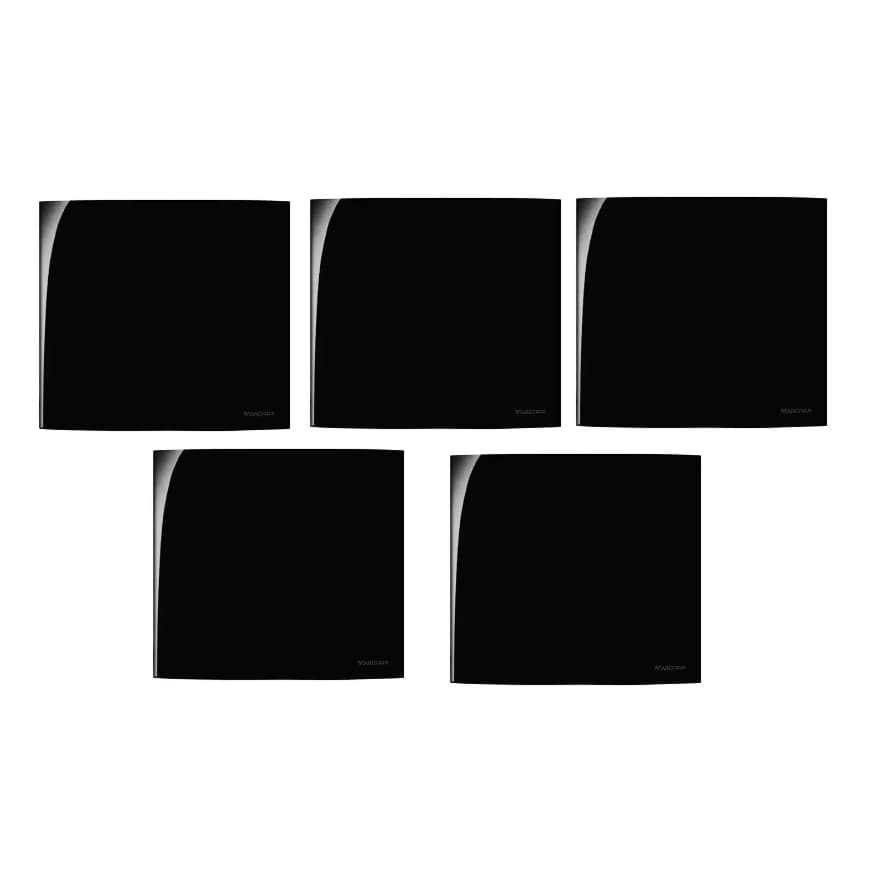 5 unidades Placa 4x4 Cega Ebony Margirius 15912