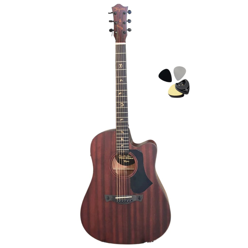 Violão Eletroacústica Cutaway Tagima Gran Reserva Juninho Afram com Brinde Palheta e Porta Palheta