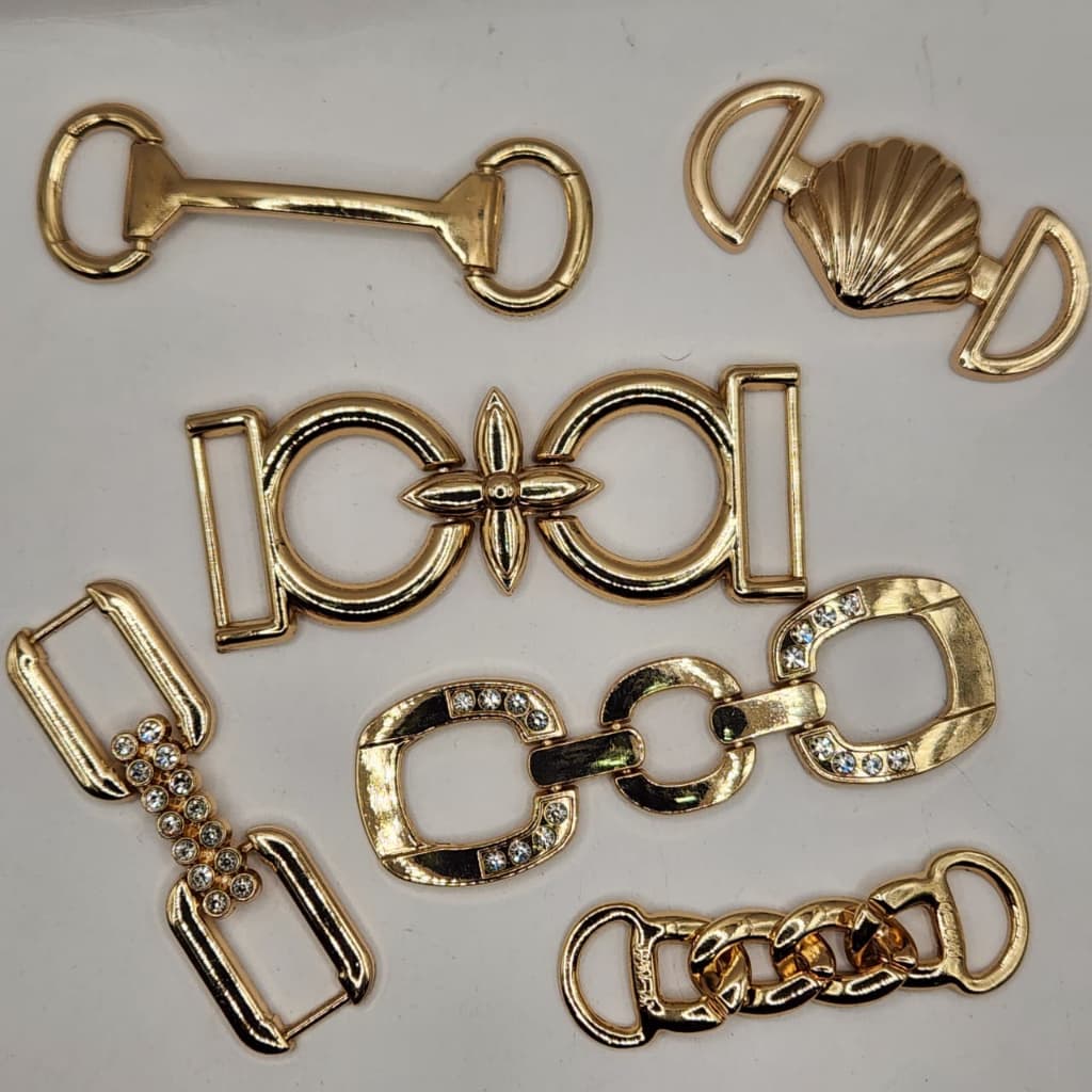 FIVELAS PASSANTES ORAGANICA METAL PARA CINTO ROUPA BIQUINI MODA GERAL