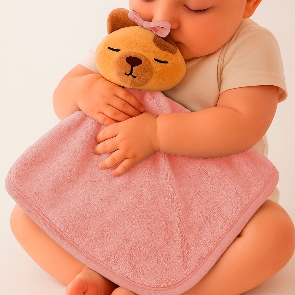 Naninha pano paninho infantil para bebes crianças pets fofinho tecido macio presente chá de bebe