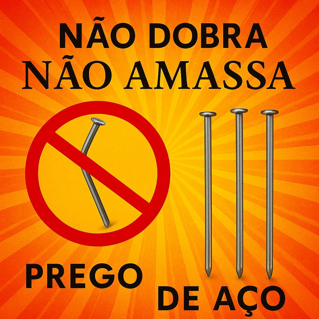 Kit 3/6/9 Pregos de Aço PREMIUM A Força Inabalável para Cada Projeto fixação Pendurar Ferramentas