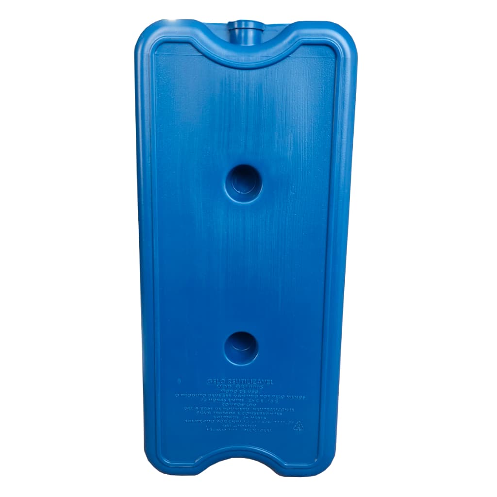 Gelo Rígido Gelotech 1000ml Slim Termopack Bloco Termogel Conservação Freezer Longa Duração Transporte Perecíveis