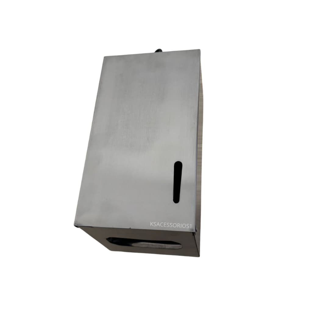 Dispenser de Papel Higienico 1000 Folhas em Inox 304 Brilhante e Escovado