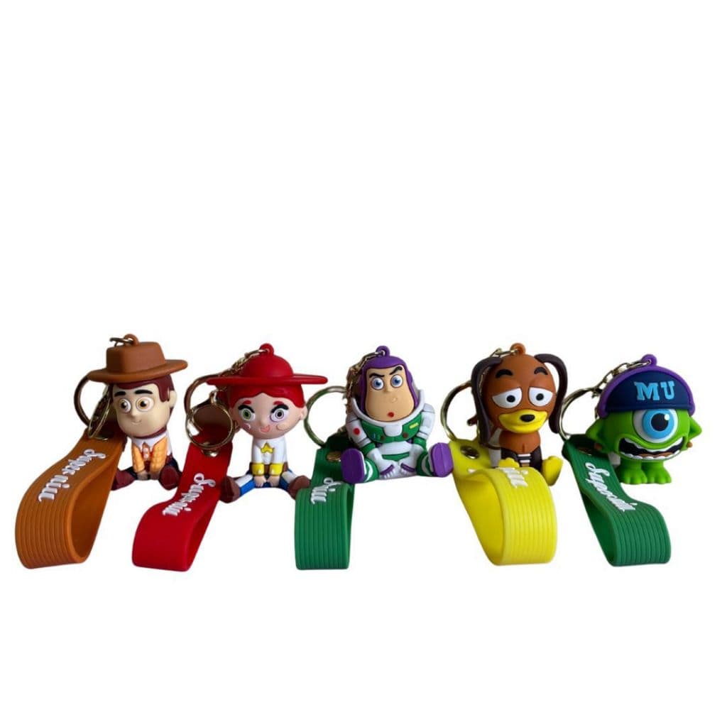 Chaveiro Toy Story 3D Premium Grande Emborrachado Colecionável Bolsas Mochilas Chaveiro Fofo
