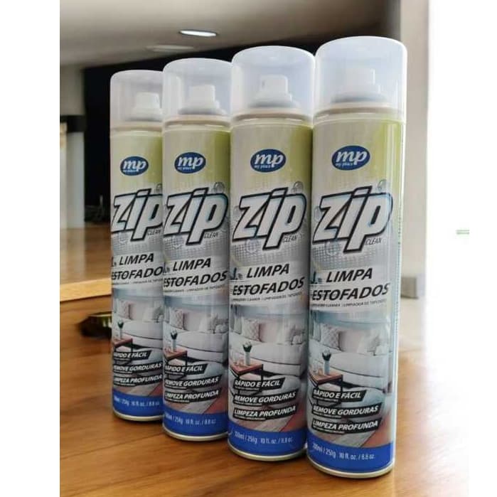 Kit 4 Zip Limpa A Seco Estofados, Carpet E Teto De Veículos