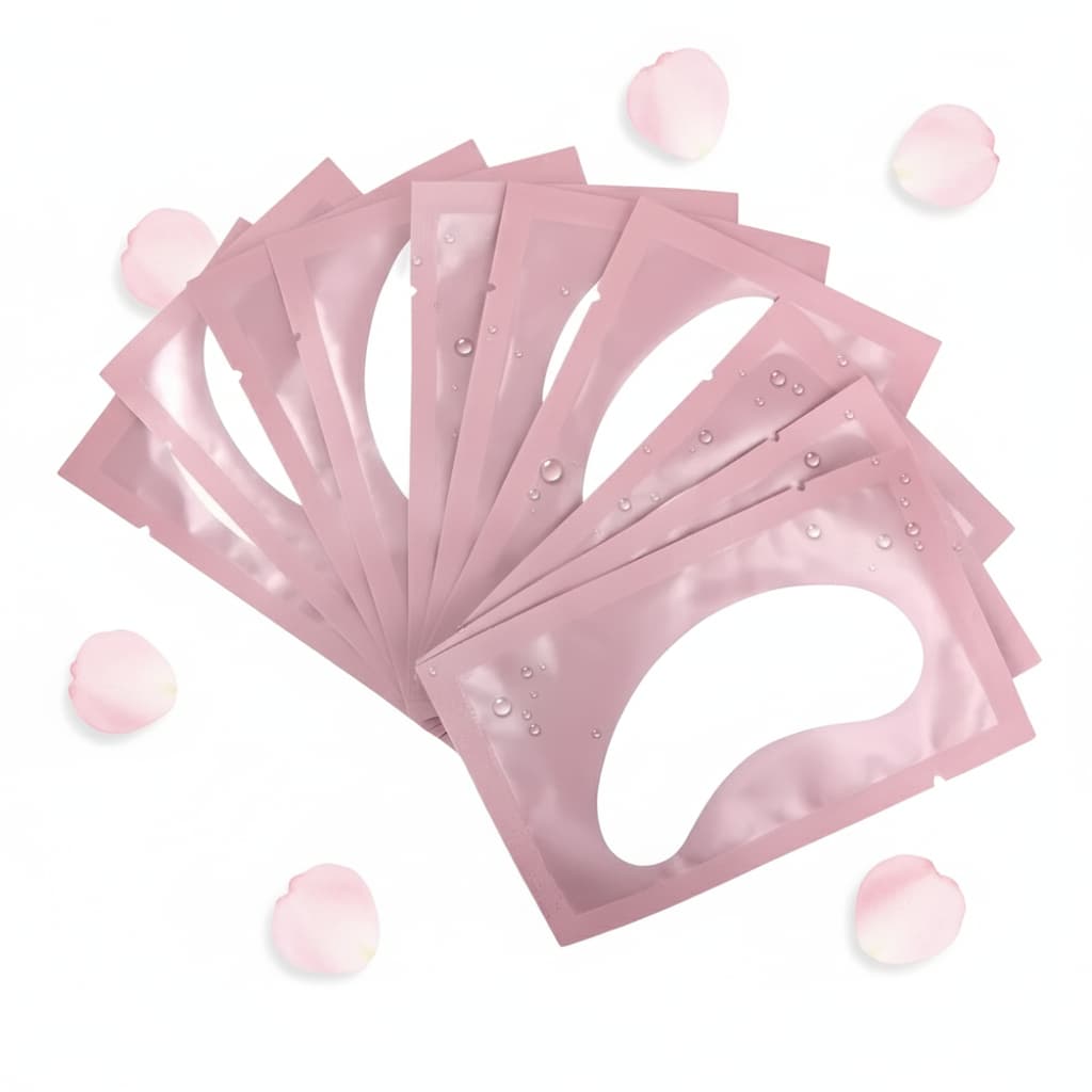 100 Pares Protetor de Pálpebra Alongamento Extensão de Cílios Eye Gel Patch Pad