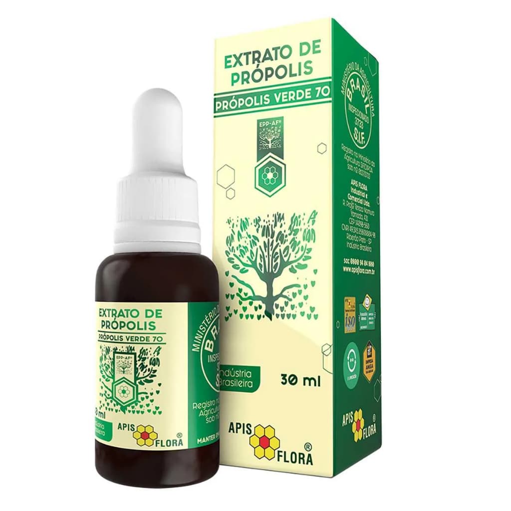 KIT 5 Própolis Verde 70 Apis Flora imunidade