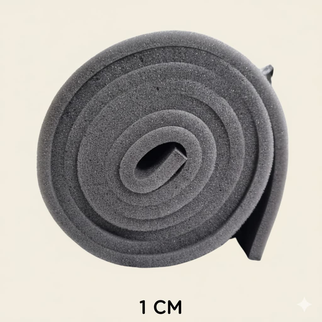Espuma Em Metro D28 -1cm (2 unidade) 50cm X 1,90mt Para Tapeçaria Cabeceira Artesanato Assento Colchão Cadeira