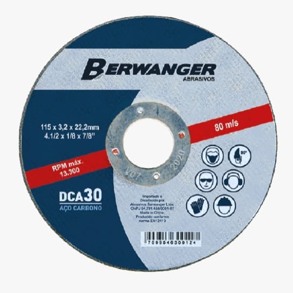 Disco Dca 30 12 300x3,2x25,4mm Berwanger