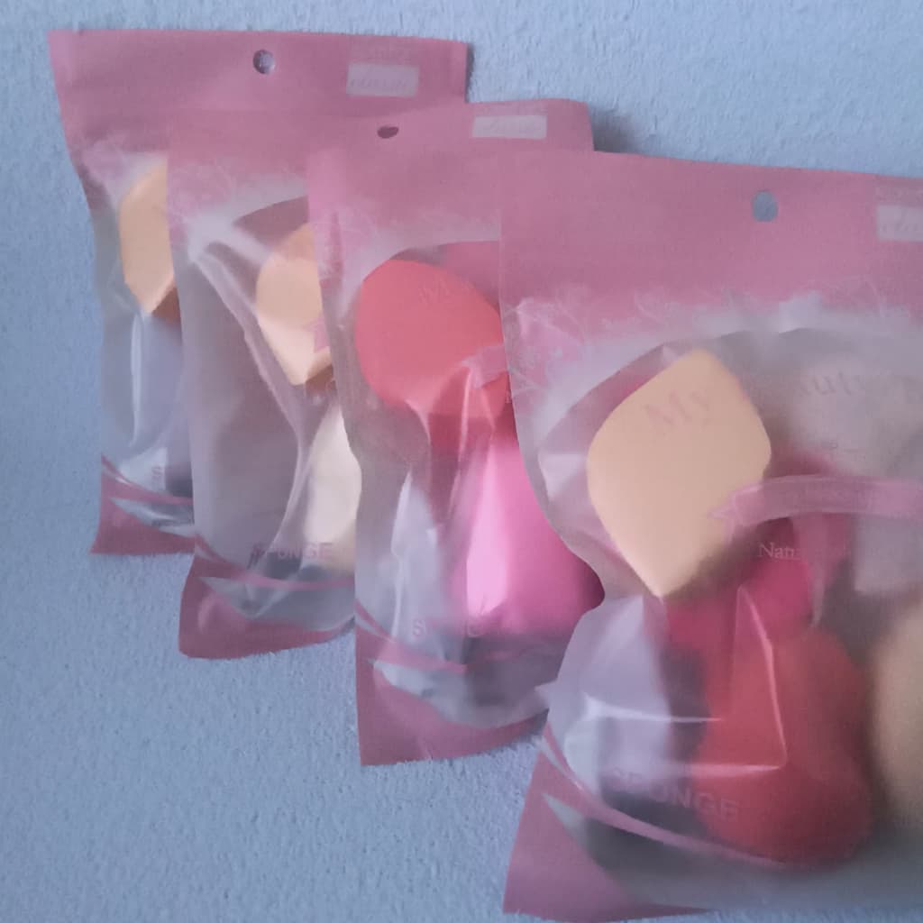 Kit 7 Esponjas de Maquiagem Macias – Aplicação Perfeita, Acabamento Profissional, Alta Qualidade