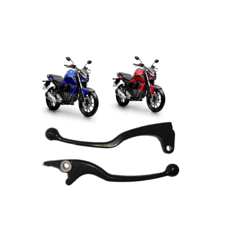 Par Manete Freio Embreagem Alavanca Freio Embreagem Fz15 2023 2024 2025 Original Yamaha Preto