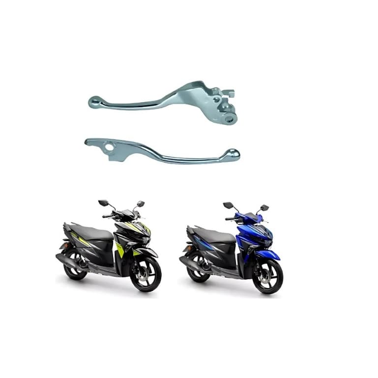 Par Alavanca Manete Freio Embreagem Neo 125 2017 2019 2021 2023 A 2025 Original Yamaha Prateado