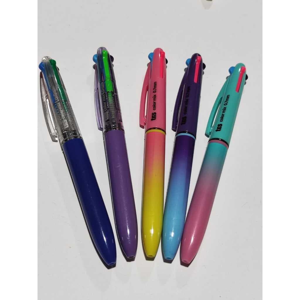 Caneta Esferográfica 4 Cores Color Mix Fashion – 1.0mm Tris