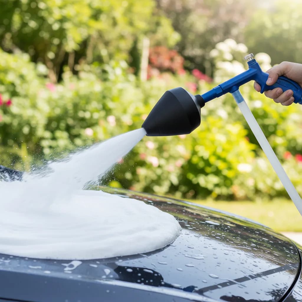 Novo Bico Gerador de Espuma Snow Foam para compressor