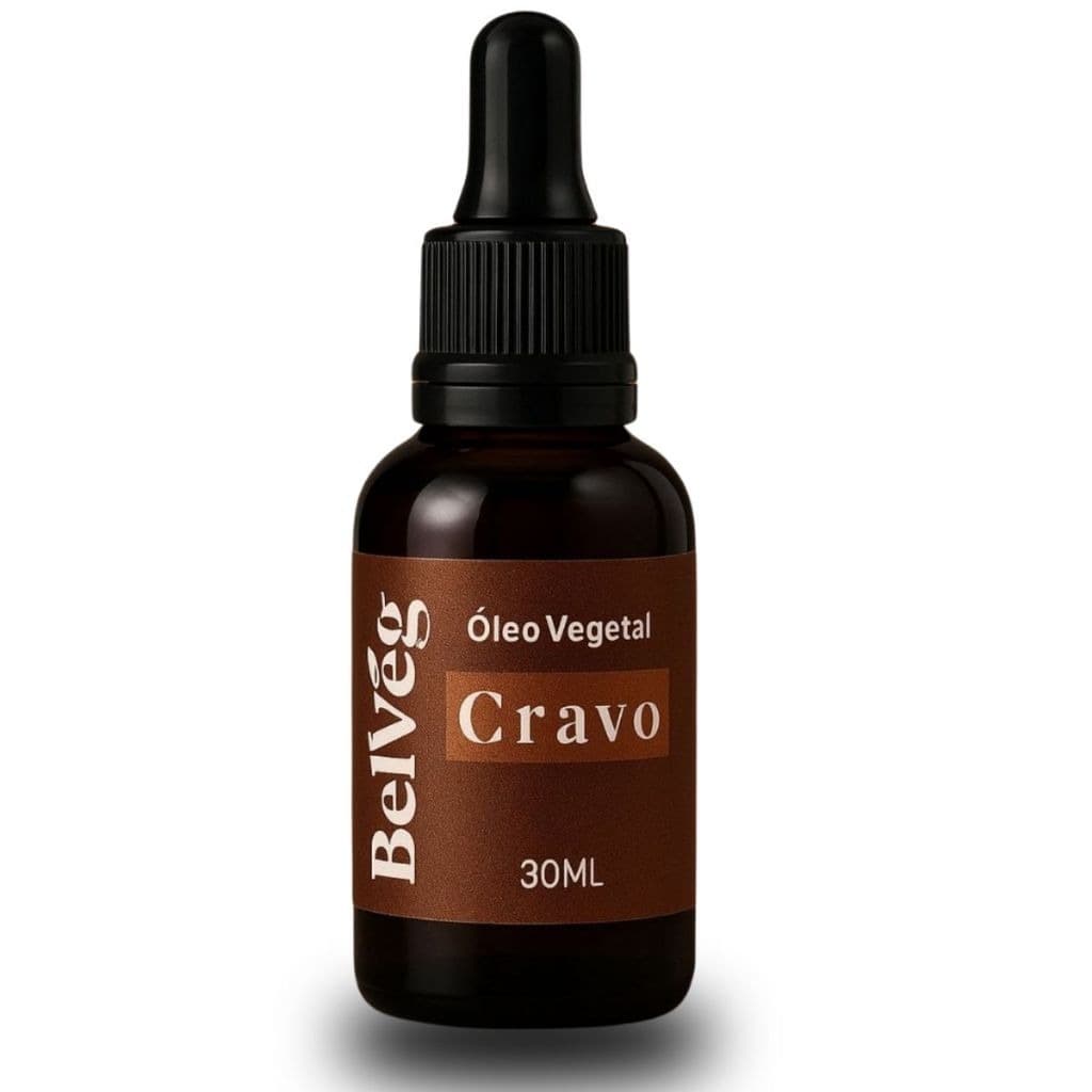 Óleo de Cravo Puro 30ml 100% Natural Combate Fungos Para Unhas e corpo