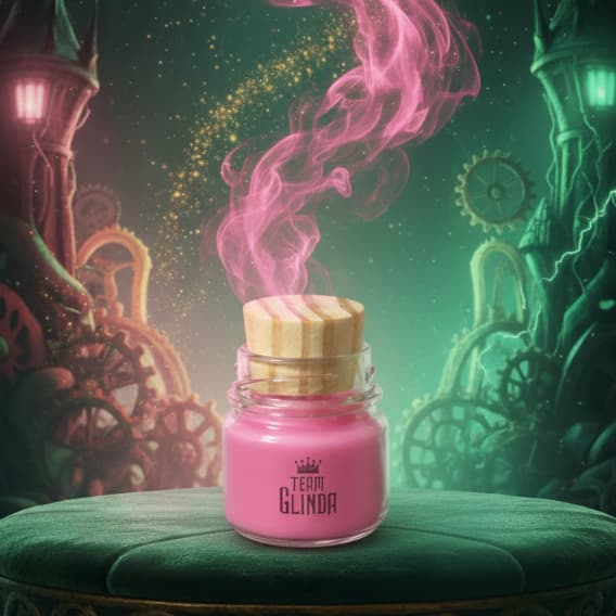 KIT 2 Velas Aromáticas TEAM GLINDA E TEAM ELPHABA - WICKED