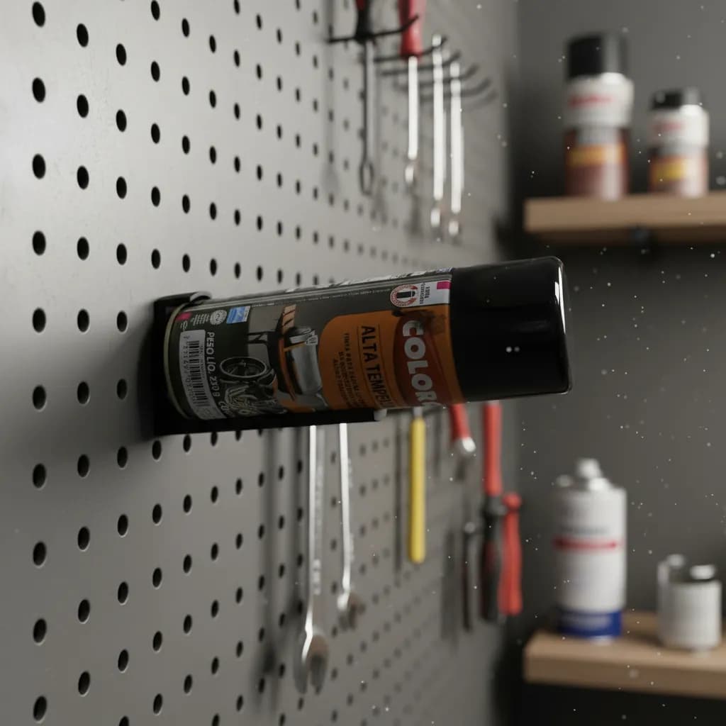 Suporte Lata Spray para Painel de Ferramentas