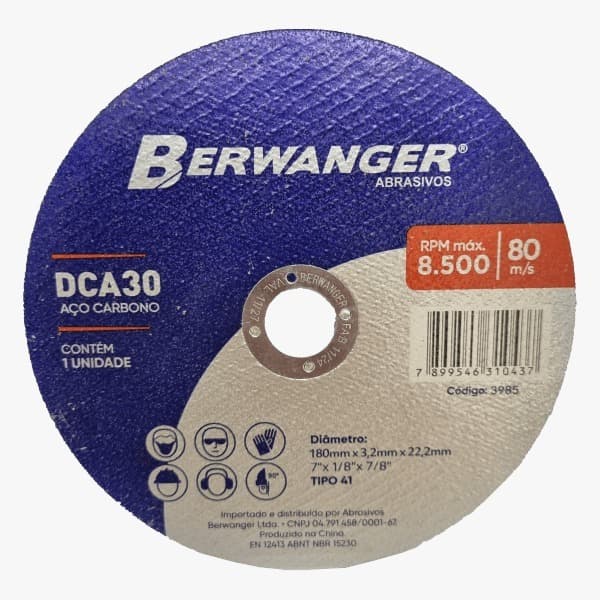 Disco Dca 30 9 230x3,2x22,2 Berwanger