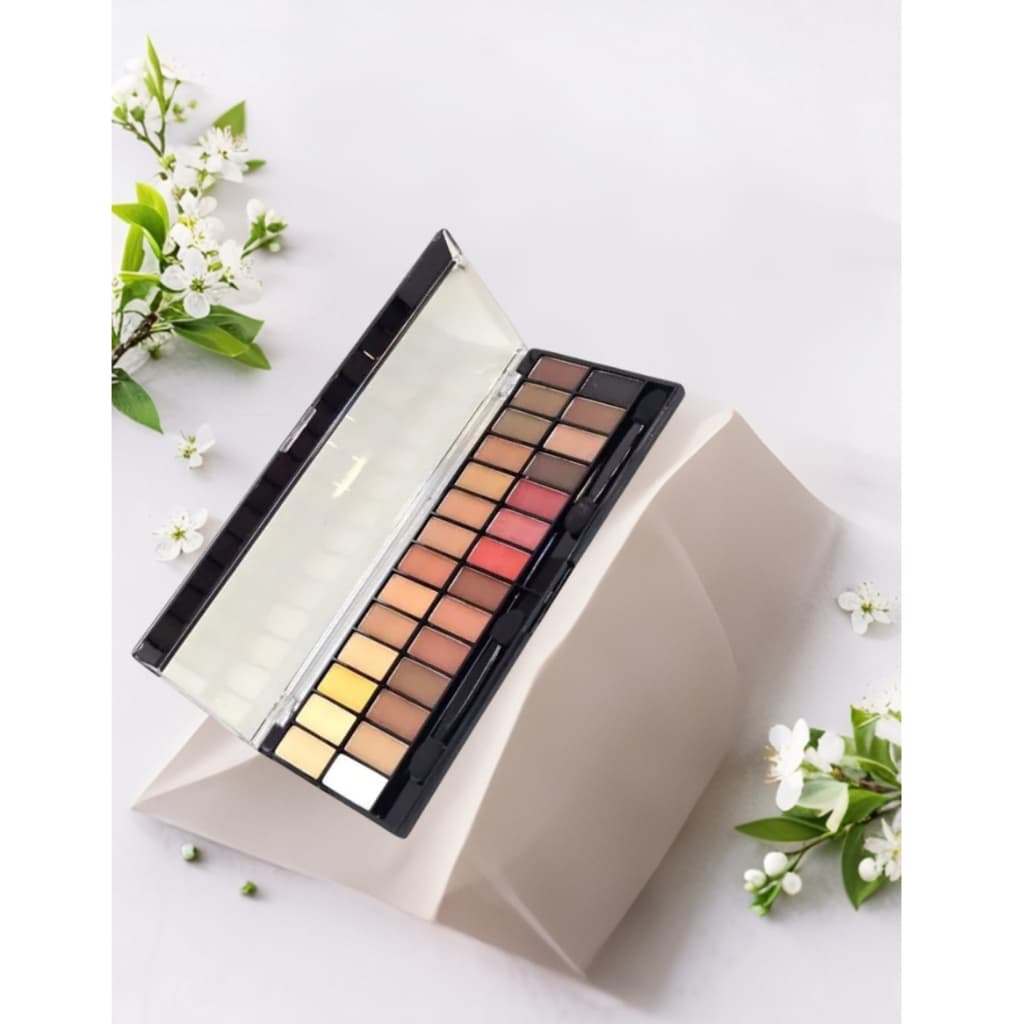 Paleta de Sombras Belle Angel 28 Cores foscas  Alta Pigmentação e Textura Macia para Makes Profissionais 🎨✨