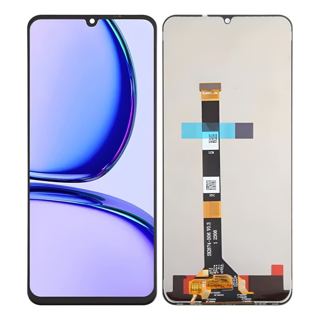 Tela Frontal Display Lcd Touch Para Realme Note 50 Rmx3834 Sem Aro