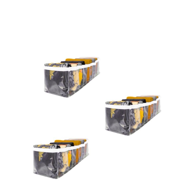 kit 4 colmeias organizadoras para gavetas P Branca 35x13x10