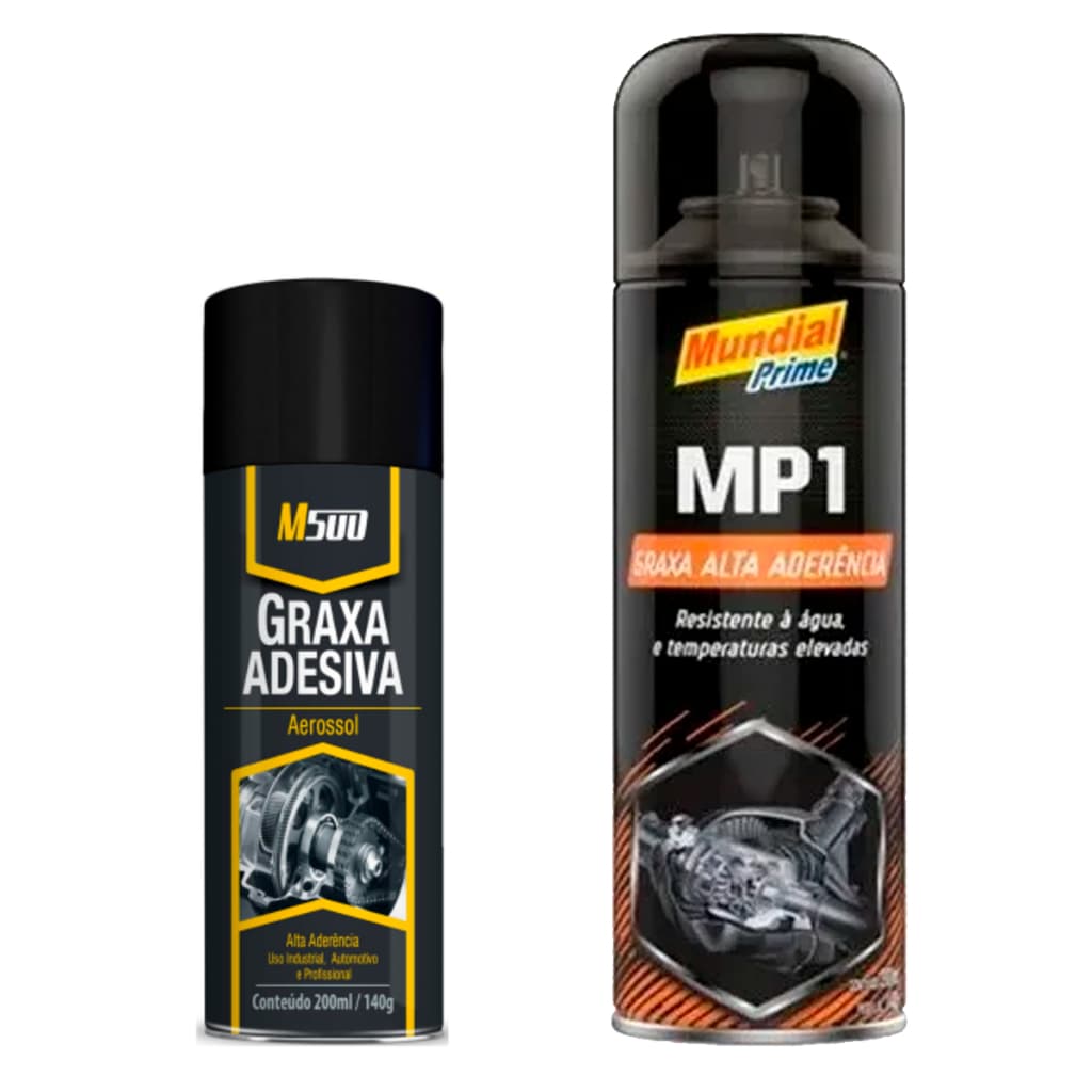 Lubrificante Graxa Spray Alta Aderência 250ml Ou 100ml Alta Temperatura Multiuso Profissional